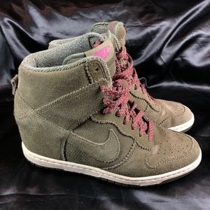 Nike dunk sky high wedge woman’s size 8 rare